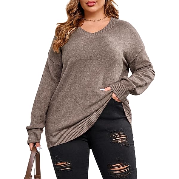 Jerséis De Manga Larga De Cuello Alto Para Mujer Talla