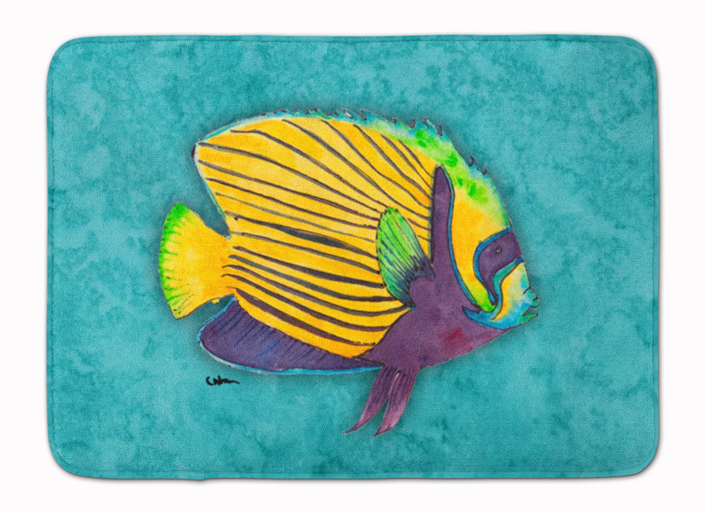 Caroline's Treasures Tropical Fish Floor Mat, Multicolor, 19" x 27"