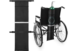 ANSNF Oxygen Tank Holder for Wheelchair, Portable Oxygen Tank Bag for Travel, Oxygen Cylinder Bag Carrier Accessories Bag for Rollator, Scooter, Fit Sizes M2, M4, M6, M7, M9, C, D, E