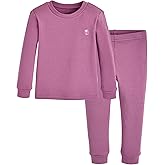 moimoln 6M-8Y Modal Cotton Solid Soft Breathable Baby Toddler Boys Girls Snug fit Pjs Long Sleeve Pajamas Set Sleepwear Daily