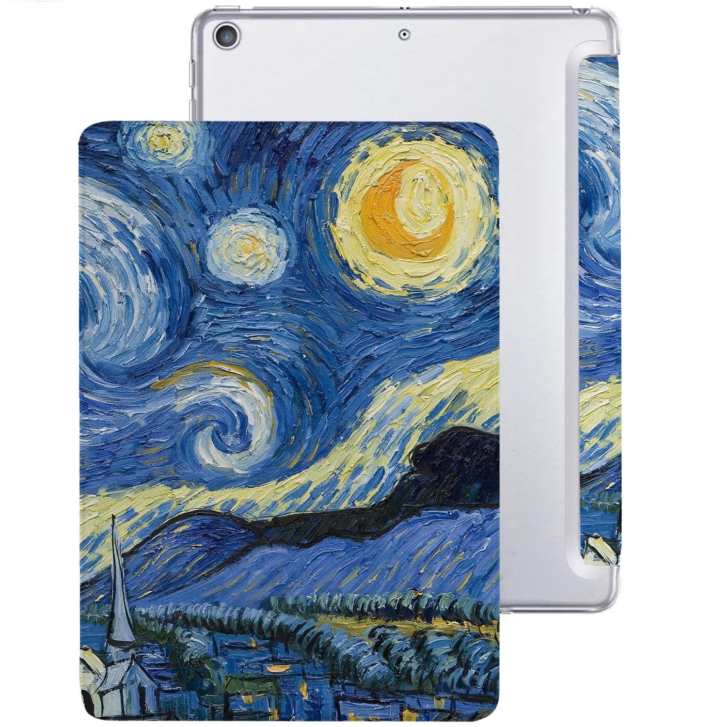 DuraSafe Cases Compatible with iPad 10.9 inch 10th Gen 2022 PC Case A2696 A2757 A2777 MPQ13B/A MPQ33B/A MPQ03B/A MPQ23B/A MPQ93B/A MPQC3B/A MPQ83B/A MPQA3B/A MQ6K3B/A- Starry Night