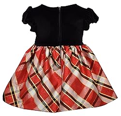 Bonnie Jean Girl's Christmas Dress - Holiday Plaid