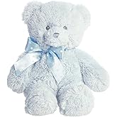 Aurora® Adorable Yummy Bear™ Baby Stuffed Animal - Soft & Cuddly Toy - Comforting Companion - Blue 12 Inches