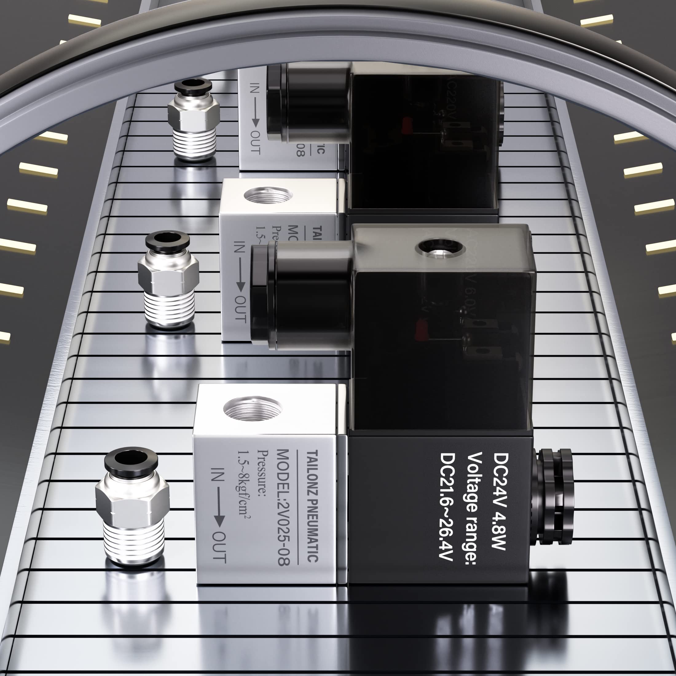 Elettrovalvola Pneumatica TAILONZ 4V410-15 - 24V, 1/2 BSP, 5 Vie - Foto 10