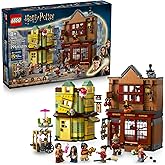 LEGO Harry Potter Quality Quidditch Supplies & Ice Cream Parlour - Kids Toy - Diagon Alley Building Set for Boys and Girls 8+