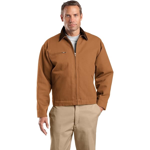 Amazon.com: CornerStone Unisex Tall Duck Cloth Work Jacket | Zip