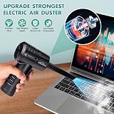 WHATOOK Electric Air Duster 10000RPM 3 Gear Rechargeable Keyboard Cleaner view 3