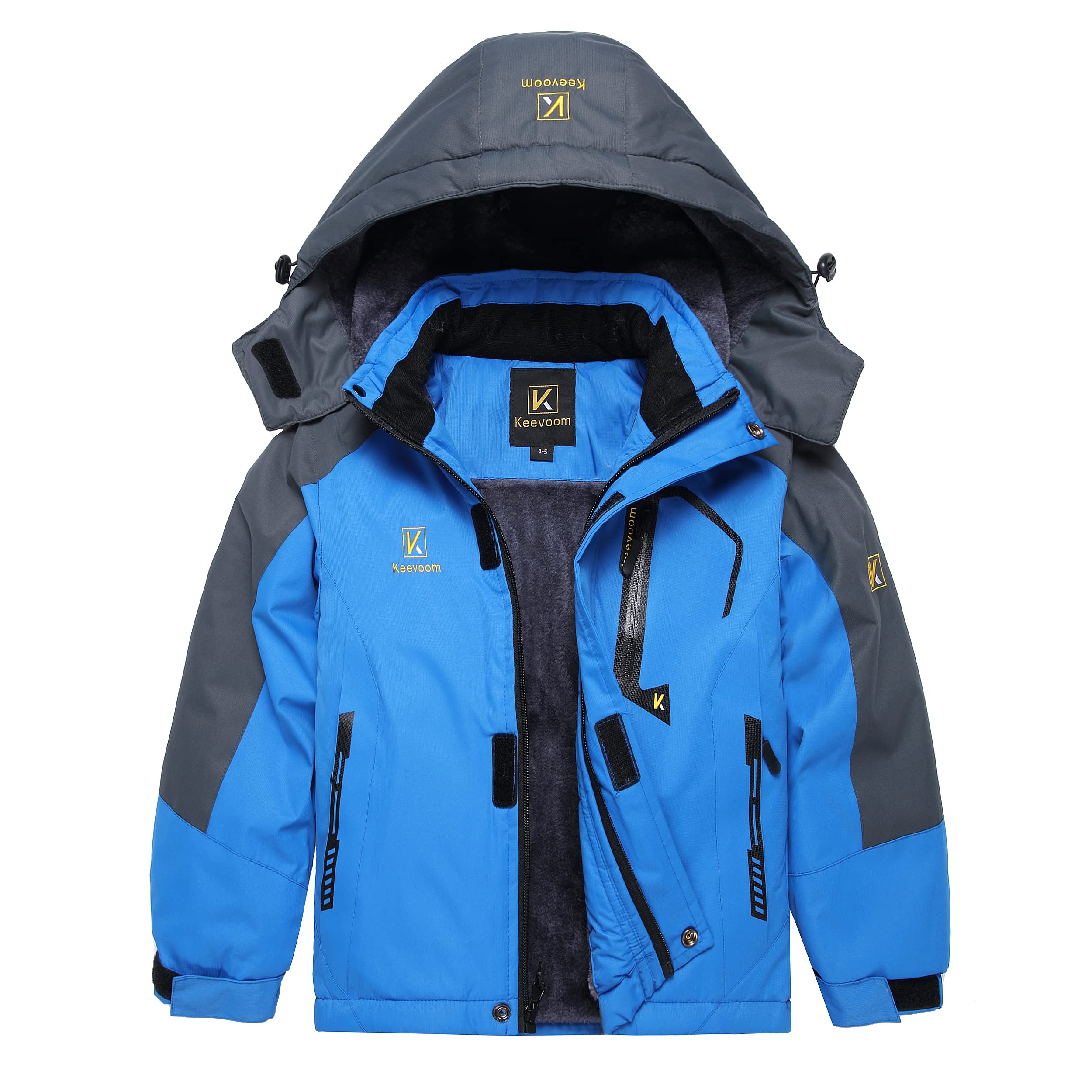 Photo 1 of Keevoom Boys Winter Coats Size 8-10,Kids Waterproof Snowboarding Jackets Fleece Windproof Skiing Jacket Warm Thick Hooded Snow Jackets