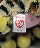 TY Beanie Boo Livvie Leopard Beanie Boo Plush Toy Multicoloured view 6