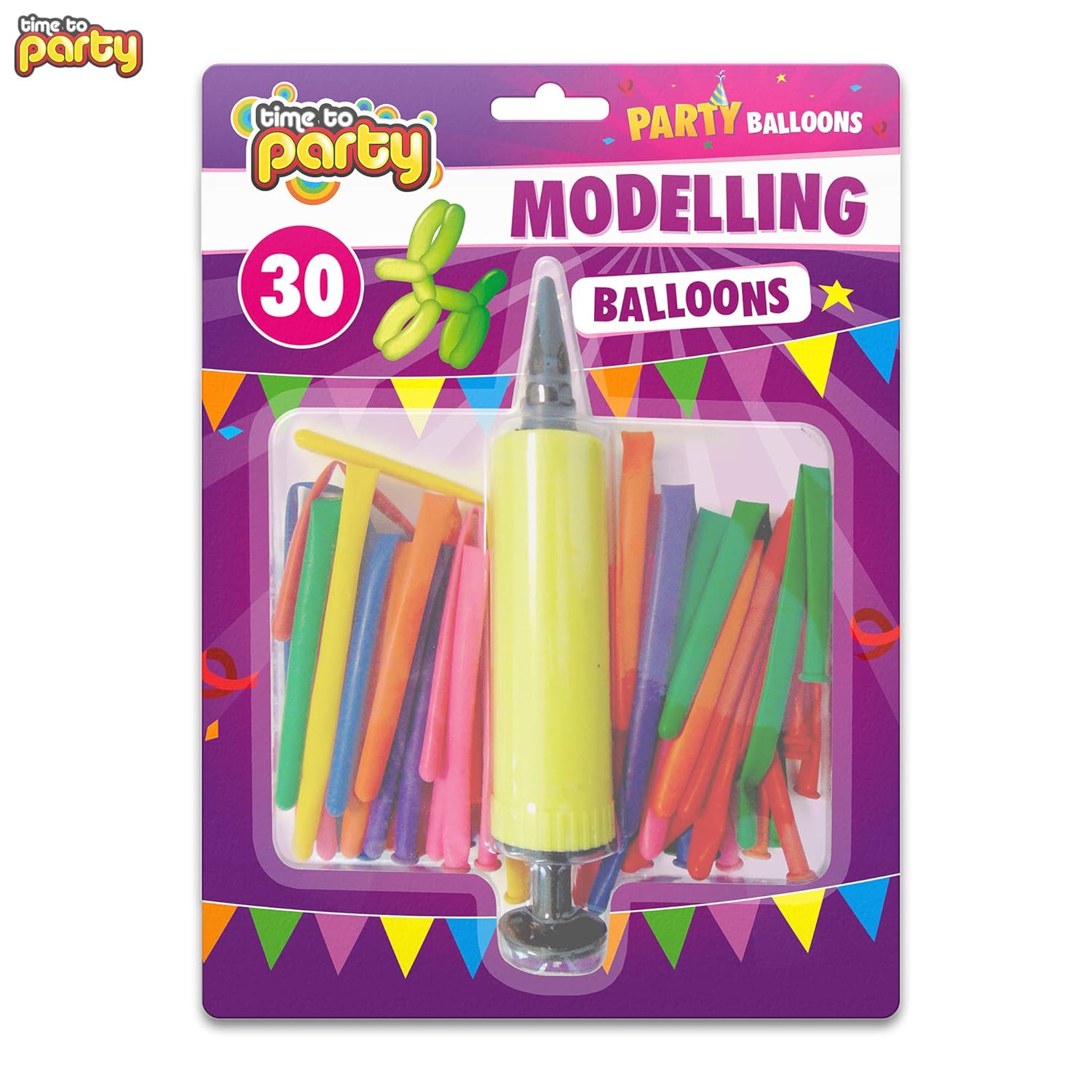 100 Palloncini Per Modellare Colori Assortiti + Pompa Grande, Per Creare Animali E Forme, Feste E Compleanni, Lattice Di Qualità