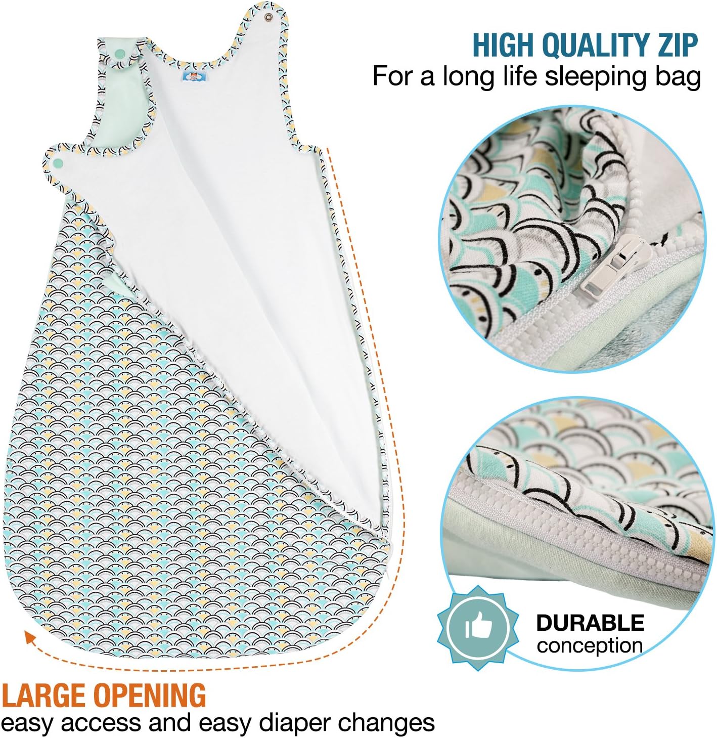 4 tog baby sleeping bags