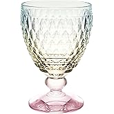 Villeroy & Boch Boston Pearl Red Wine Goblet, Set of 4, 10 ozs, Crystal Glass, Made in Germany