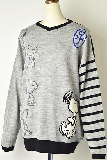 Amazon カステルバジャック Castelbajac ニット セーター スヌーピー レディース 5 セーター 通販