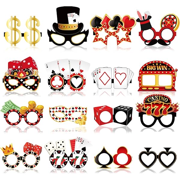 C Themed Party Tiaras Poker Dice Feather Headpiece 24 Pack Adult Halloscume 24 Pcs Casino Themed Party Tiaras Poker Dice  main image 4
