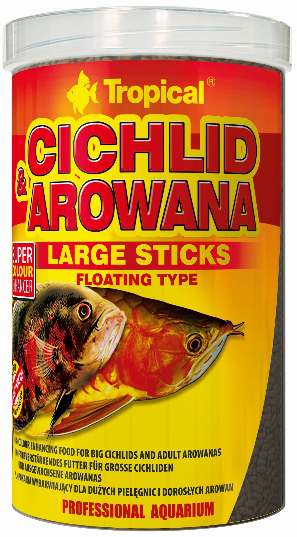 Tropical Cichlid Arowana Large Sticks, 1-pack (1x 1000 ml)