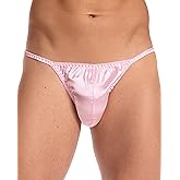 Satini Men's Underwear Satin Tanga Bikini Briefs Panties