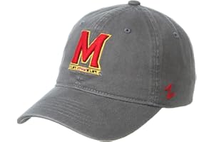ZHATS NCAA Maryland Terrapins Mens Adjustable Scholarship Hat Charcoal,Maryland Terrapins Charcoal, Adjustable, One size