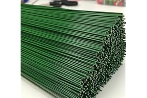 FLORAL SUPPLY ONLINE 18" Floral Wire (18 Gauge) - 325 Pieces Bulk Buy - Wholesale Quantity Box. Florist Stem Wire for Wedding, Prom, Corsage, Flower Arrangement, Boutonniere, Crafts and More.