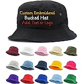 Custom Hat with Embroidery - Personalized Caps & Beanies for Adults & Kids - Add Text or Logo - Front & Back Custom Stitching
