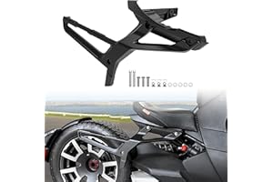 SAUTVS Aluminum Saddlebag Rack for Can-Am Ryker, Black Luggage Bag Rack Kit for Can Am Ryker 600 900 Sport & Ryker Rally Edition All Models Accessories (Replace #219400856)
