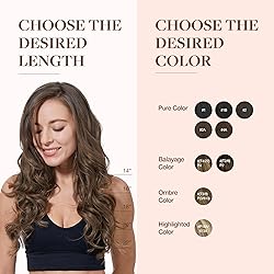 GOO GOO Clip in Hair Extensions Real Human