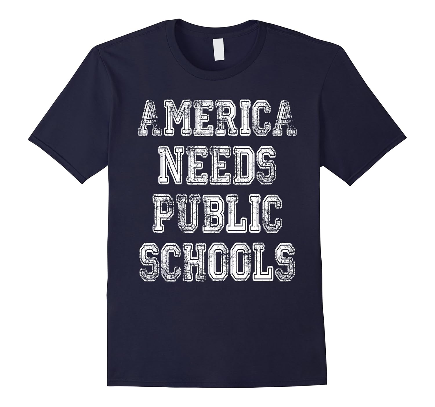 America Needs Public Schools Tee Shirt-Rose