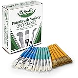 Crayola Paintbrush Variety Classpack, School Supplies, 36 Large Paint Brushes For Kids, Assorted