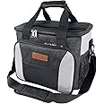 Yuzerfortalbe Cooler Bag 40 Cans Plus，Lunch Bags Insulated Soft Coolers Insulated, Double Leakproof Soft Sided Collapsible Beach Cooler for Picnic,Camping, Grocery,Travel,（25L