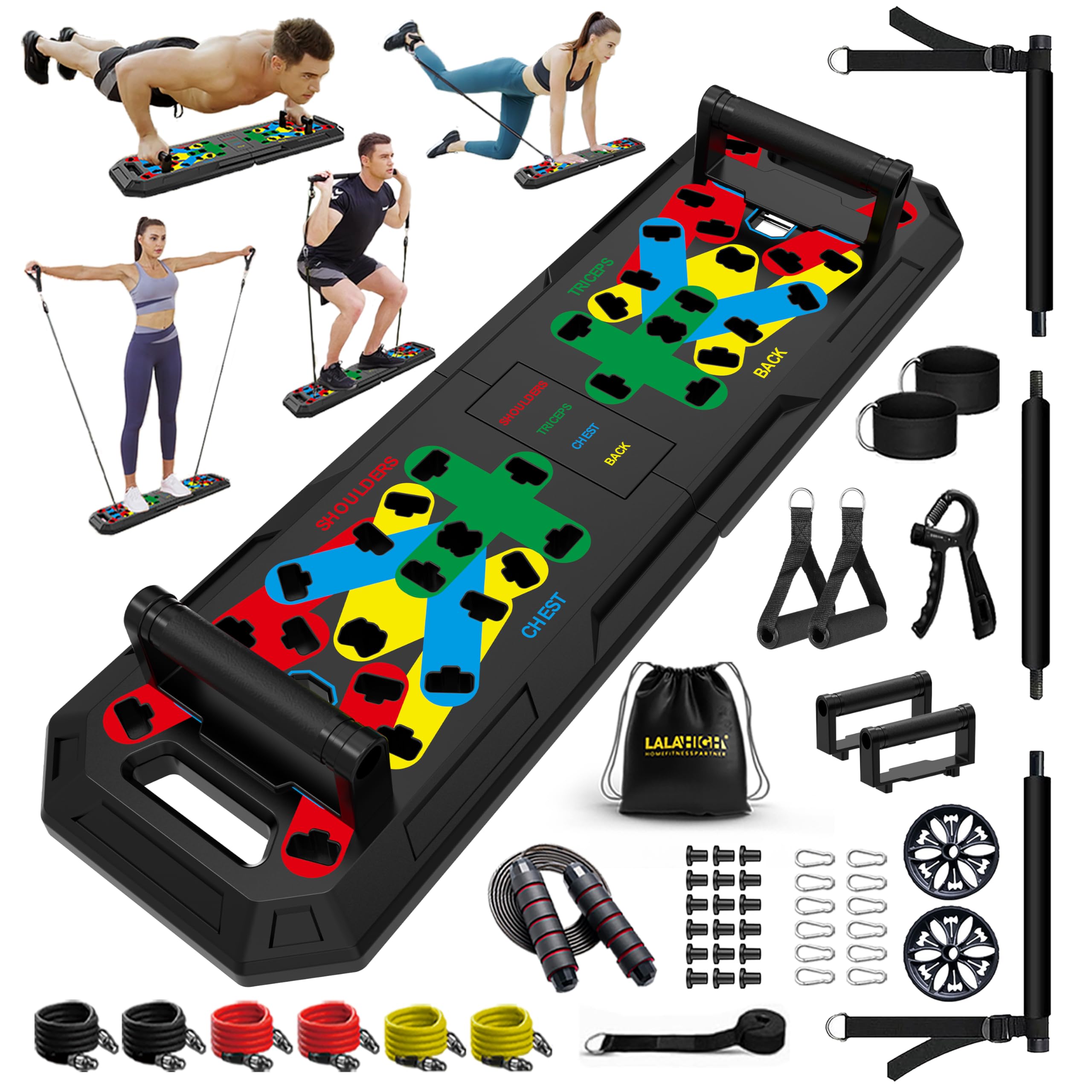 Mua LALAHIGH Portable Home gym system, All-in-One Fitness Equipment ...