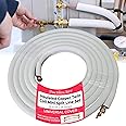 DuctlessAire - Insulated Copper Twin Coil Mini Split Line Set - HVAC & AC Hose, Indoor/Outdoor Use - Air Conditioning Accessories - 25 Ft (1/4 x 3/8 inches)