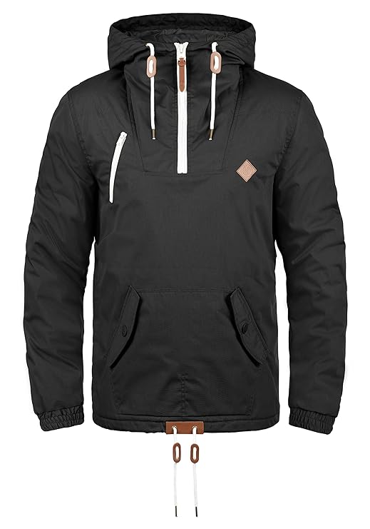 !Solid Till Herren Übergangsjacke Schlupfjacke Herrenjacke mit Kapuze
