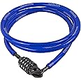 DocksLocks Weatherproof Straight Security Cable Lock (5ft to 25ft Lengths) with Resettable Combination, Anti-Theft Protection for Kayak, Bike, Paddleboard, Scooter, Equipment, Bicycles and More 5ft