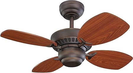 Monte Carlo 4co28rb Colony Ii 28 Ceiling Fan For Small Space 4