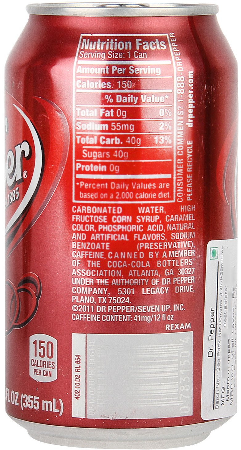 Dr Pepper 330ml Amazon In Grocery Gourmet Foods