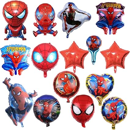 15 Pc Superheld Spiderman Verjaardagsfeestje Folie Ballonnen Superheld Spiderman Folie Ballonnen Voor Kinderen Cadeau Verjaardagsfeestje Levert Decor Amazon Nl
