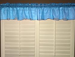 Zen Creative Designs Solid Sheer Organza Window