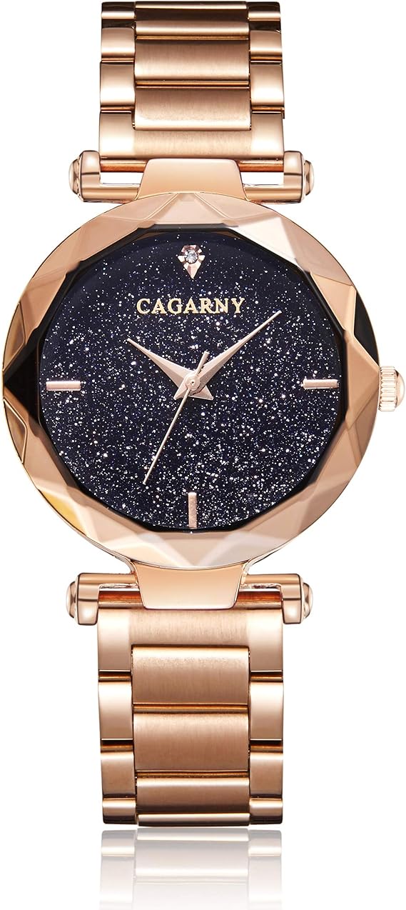Amazon レディース 腕時計 防水 おしゃれ クラシック シンプル 耐久性ある女性 時計 ビジネス クオーツ Watch For Women 魅力アップ フォーマル カジュアル ファッション ギフト箱付属 誕生日 バレンタインデー プレゼント Cagarny ゴルード レディース腕時計