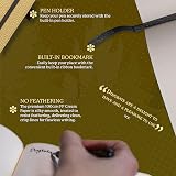 Dingbats Wildlife Plain Journal A5 Vegan Leather Hardcover Notebook view 3