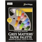 Jack Richeson Grey Matters Paper Palette, 12 by 16-Inch, 50 Sheets - JACK-100281
