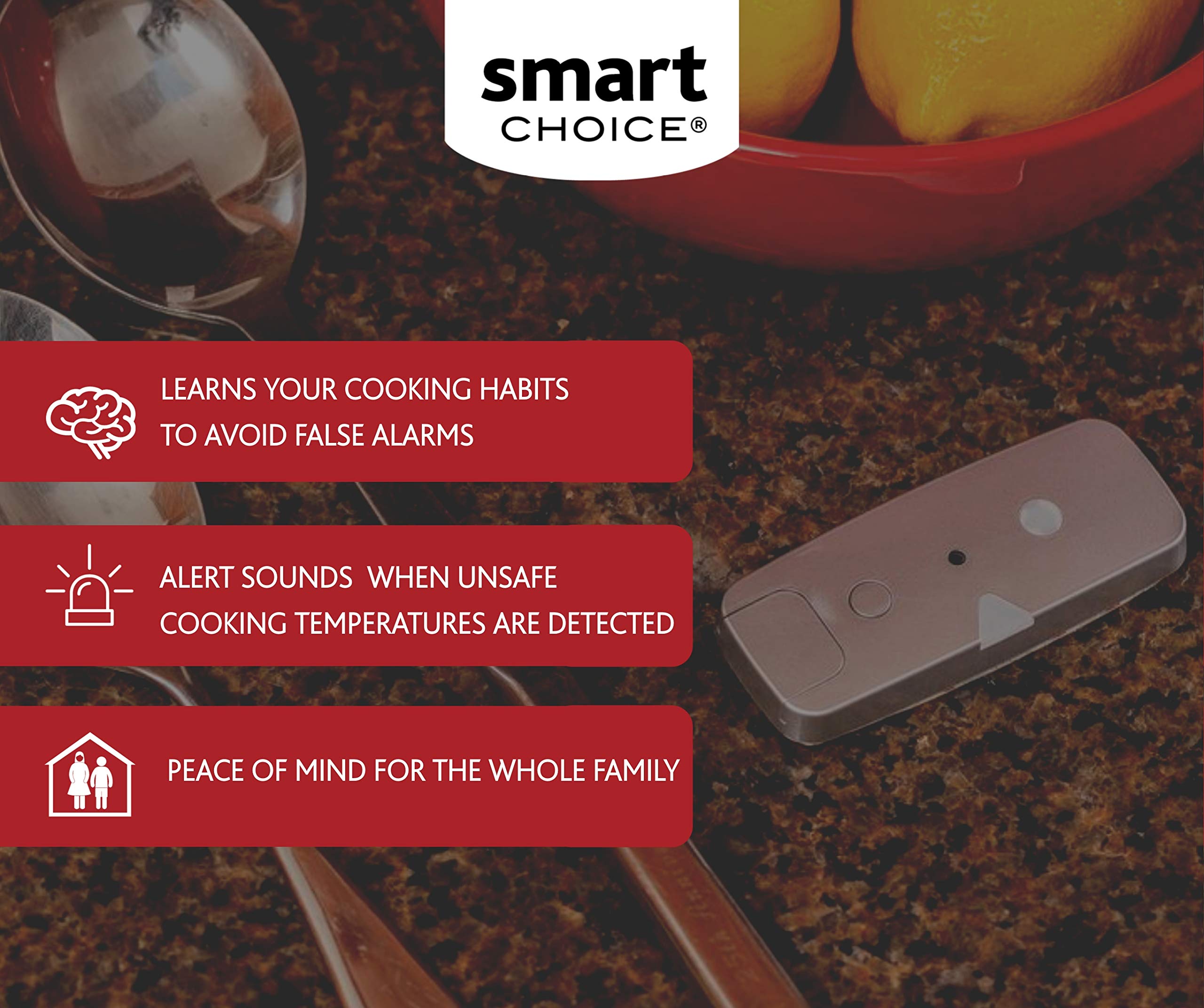 Smart Choice StoveSentry Cooktop Safety Sensor for Smart Stovetop Fire Prevention