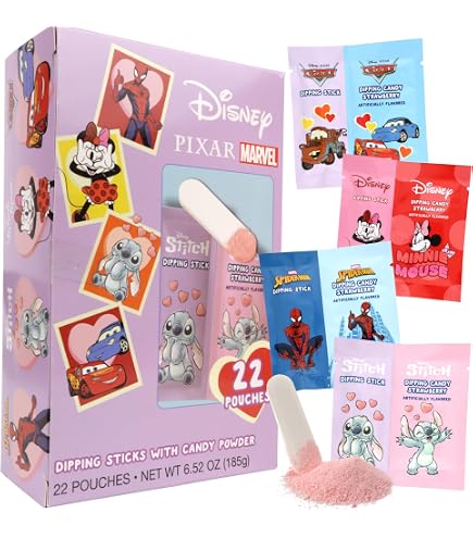 Amazon.com: Disney Dig N Dips Box, Birthday Party Favor Candy