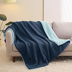 Exclusivo Mezcla Reversible Sherpa Fleece Throw