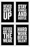Damdekoli Motivational Posters - 11x17 Inches, Set