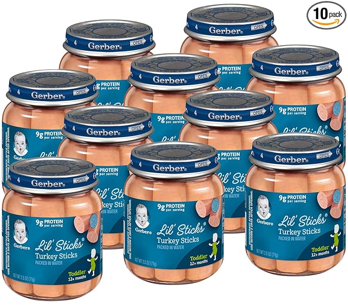 gerber baby food glass jars