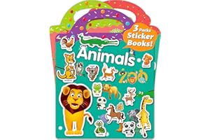 Walenced Reusable Sticker Book for Toddlers 2-4 Years, Stickers for Kids, Toddler Sticker Book Ages 1-3, Toddler Craft Activities, Toddlers Travel Toys Ages 2+ Boy Girl Birthday Gifts