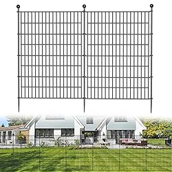 5 Panels No Dig Decorative Outdoor Garden Fence for