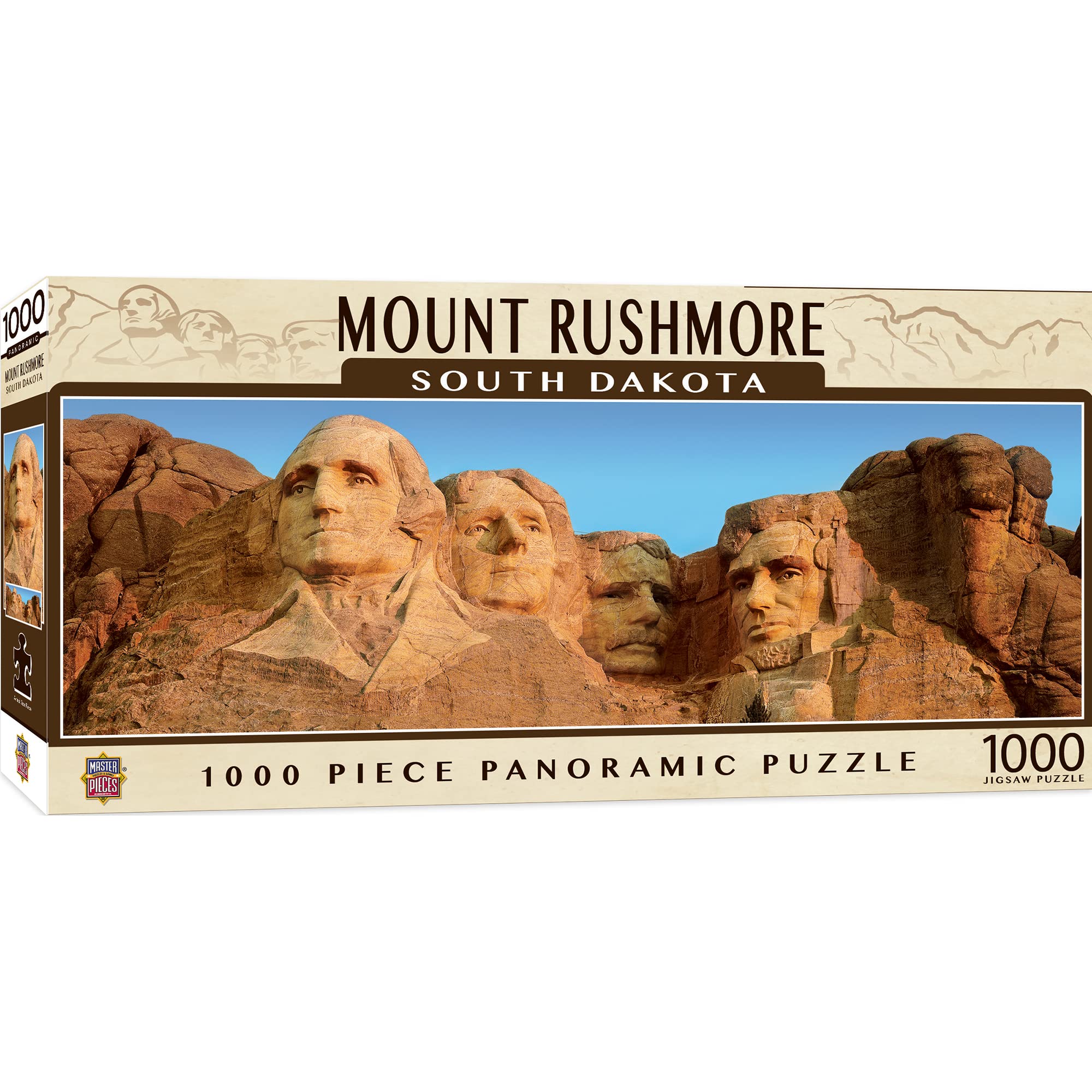 MasterPieces Mount Rushmore 1000pc Panoramic