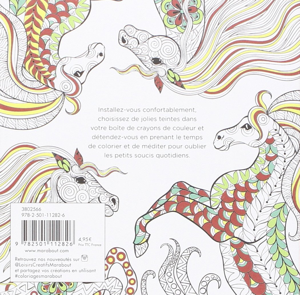 Amazon Le petit livre du coloriage Chevaux Collectif Livres 815SHnsaloL