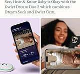 Owlet Dream Bundle 2 Smart Baby Monitor Sock Cam HD WiFi Video Pulse O2 Mint view 6