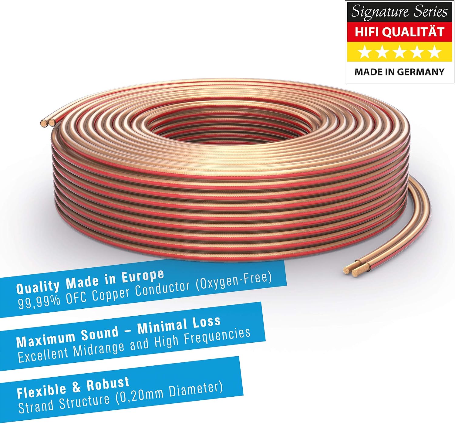 PureLink Speaker Cable, transparent, 100m - Image 3